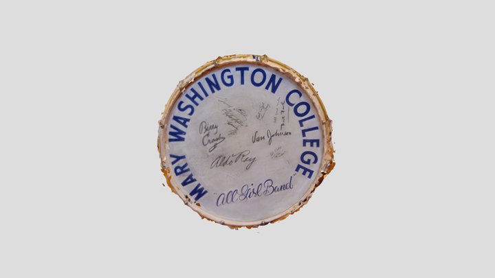 MWC All-Girls Marching Band Drum 3D Model