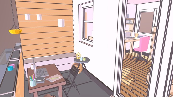 Chilled Cow Apt 3D Model