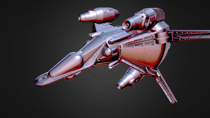 Gunstar - The Last starfighter 3D Model