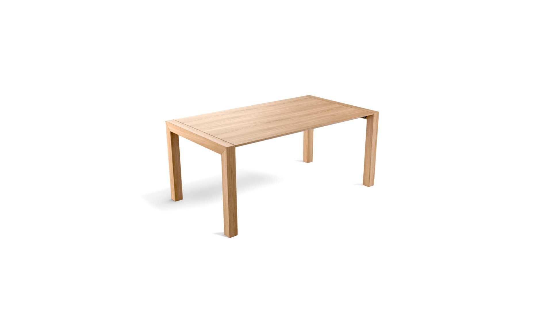 Bramante Extending Dining Table, Ash — Sketchfab embed 3D viewer