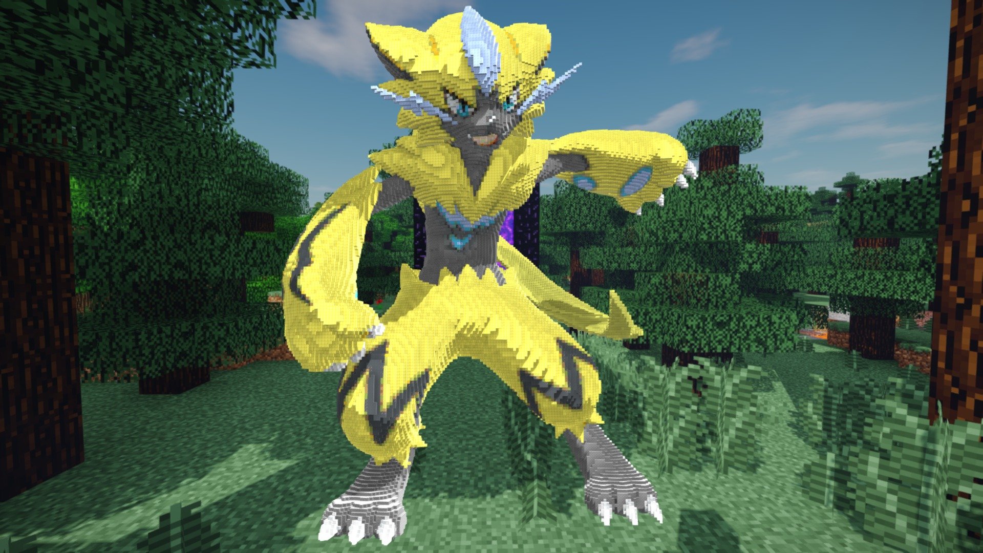 Minecraft Zeraora Build Schematic