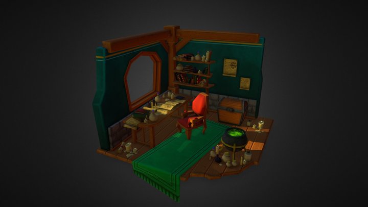 Wizard's house 3D Model