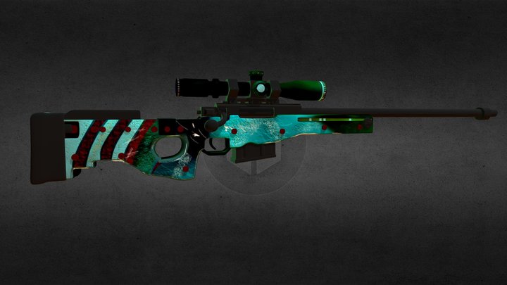 Awm sniper 3D Model