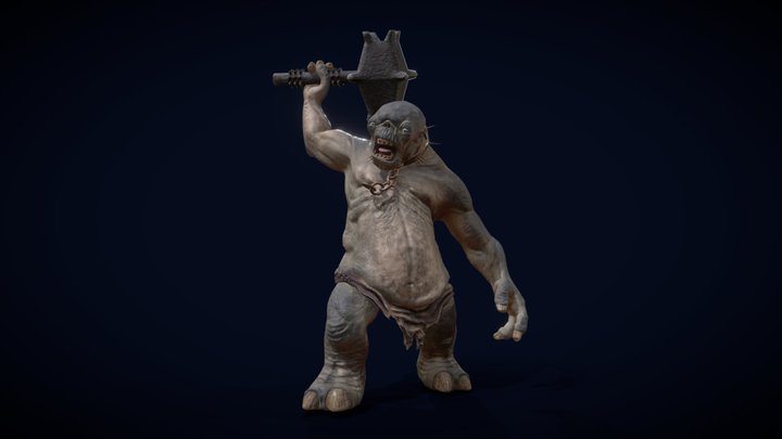 The Lord of the Rings - Cave Troll 3D Model