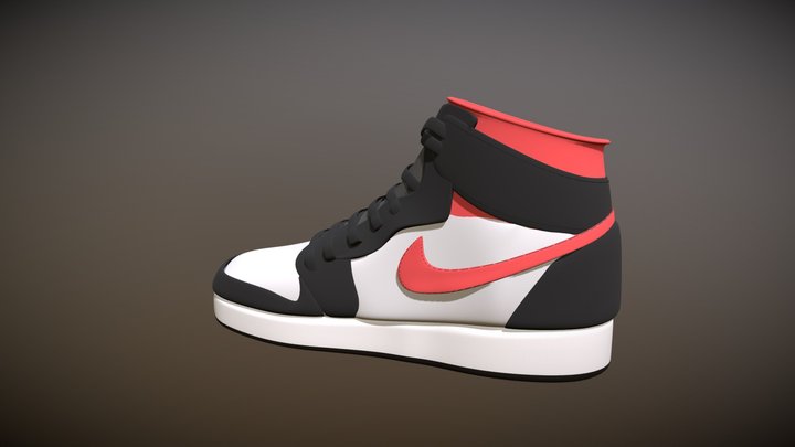 Nike Air Jordan 3D Model