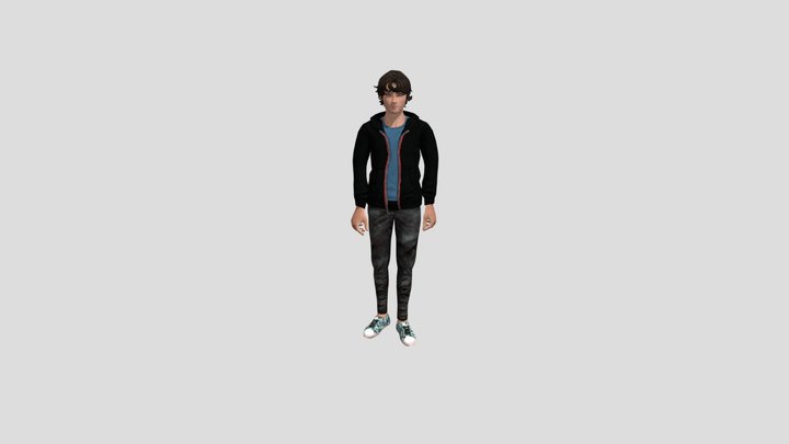 Ciclista 3D Model