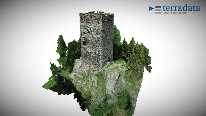 Turm der Herren von Hospental 3D Model