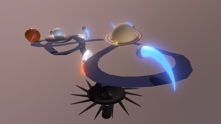 Marble Madness 3D Model