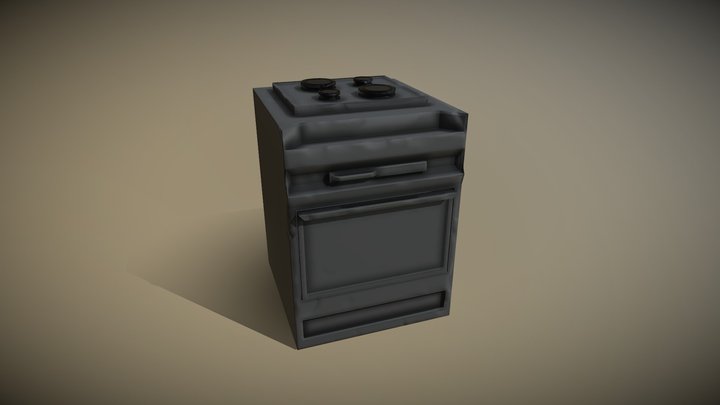 Oven Low 3D Model