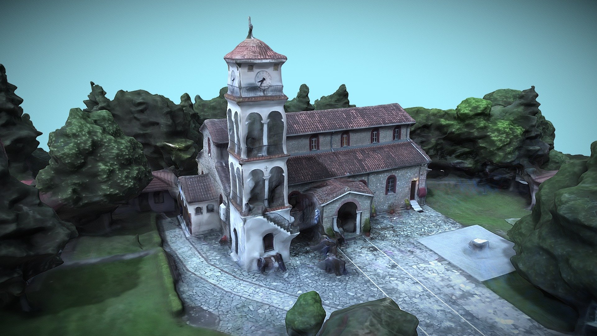 Greek Church | Drone 3D Scan