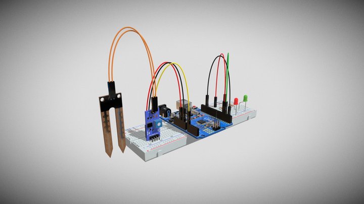 Aula 12 - Sensor de Umidade do Solo – Kostenloses 3D-Modell STL