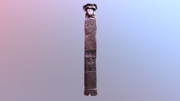 Swiatowid Cult Statue - Krakow 3D Model