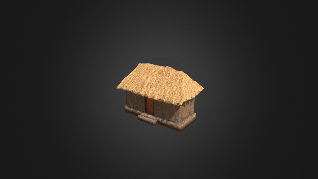 Mud House v1.0 (Game ready, low poly)