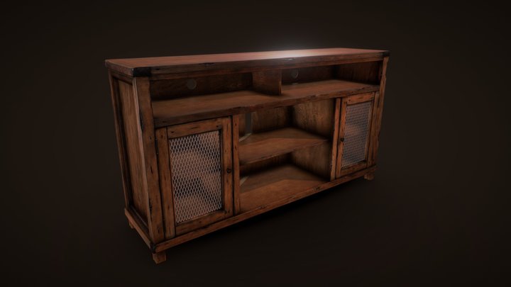 TV Stand Model 3D Model