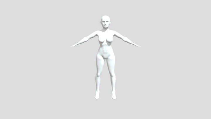 Women Base Mesh 3D Model