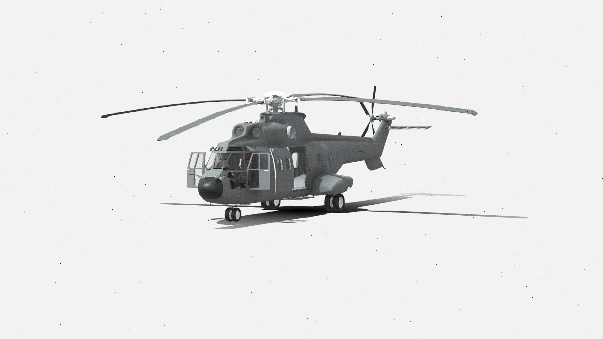 3d model AS-332 2 - Buy Royalty Free 3D model by zizian [88925f7 ...