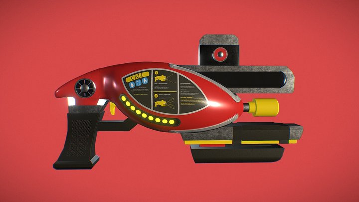 Foam-Flame, FlameThrower 3D Model