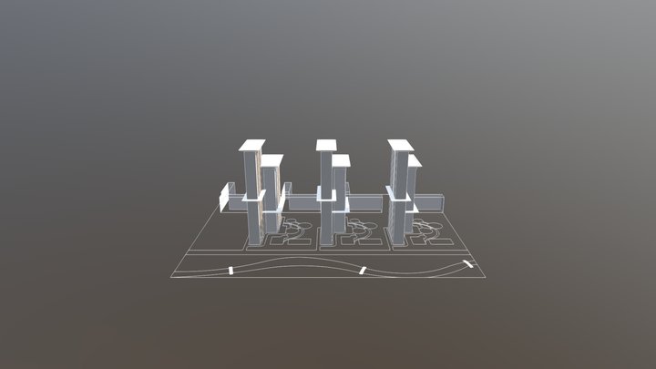 Район 3D Model