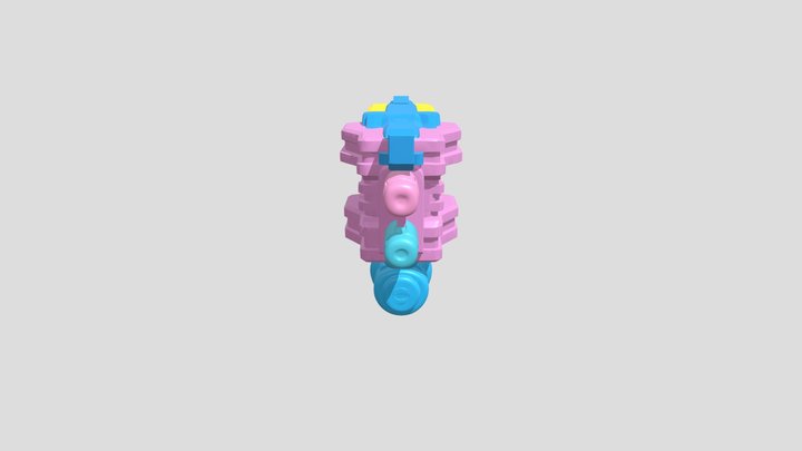 futuristic sci-fi weapon 3D Model