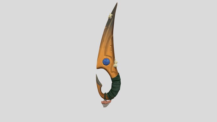 Fisherman Dagger 3D Model