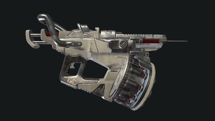 GAP siringe gun 3D Model