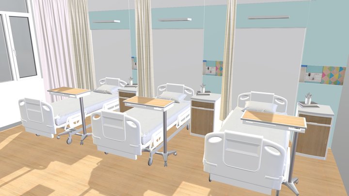 Hospital Ward 3D Model