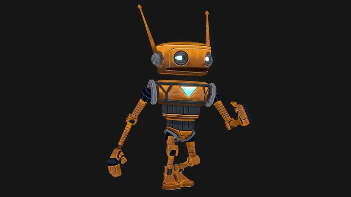 Old rusty bucket 3D Model