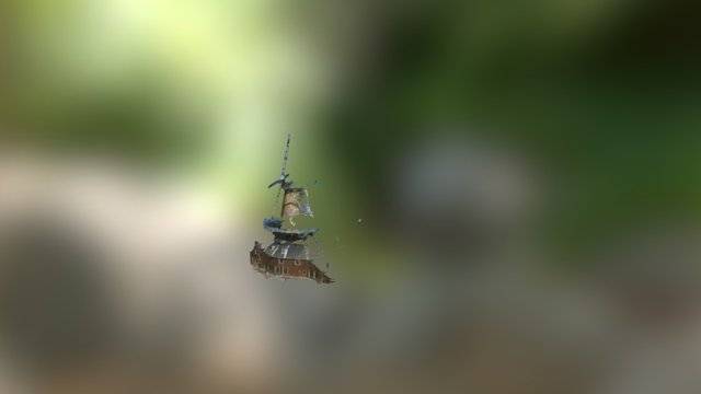 Delft Windmill 3D Model