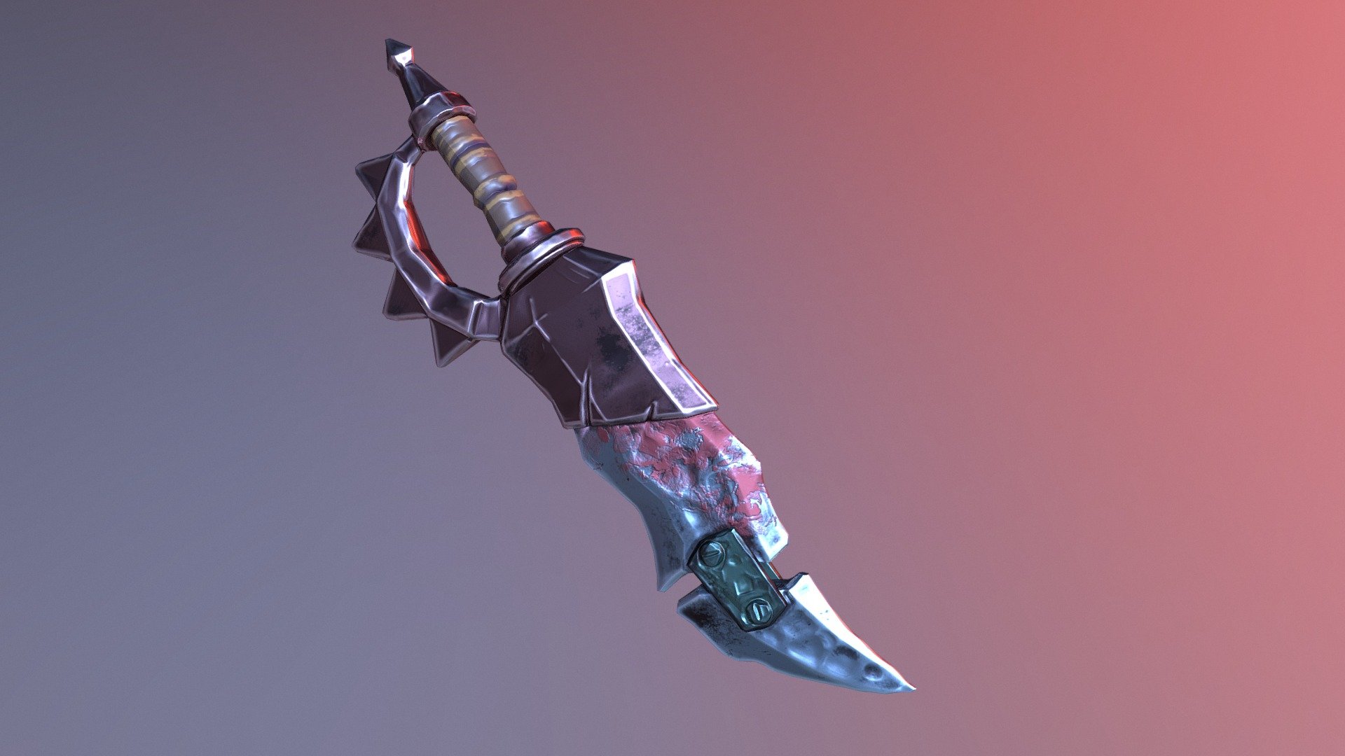 Dagger Orc Style - Download Free 3D model by Isl_Takhir (@isTakhir ...