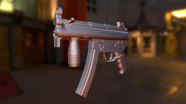 MP5K 3D Model