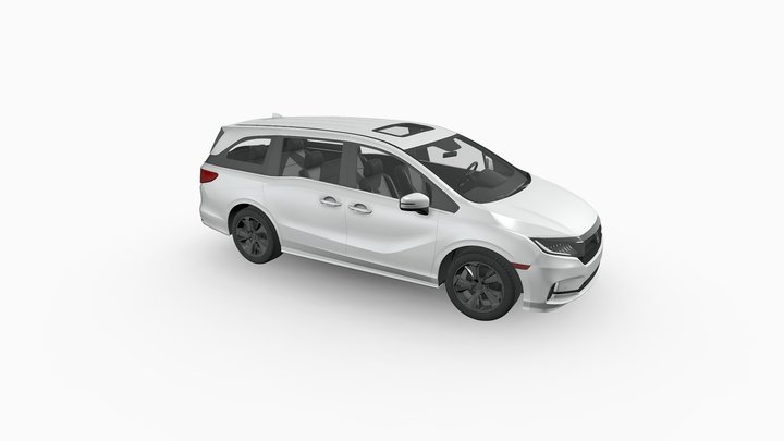 Honda Odyssey Elite 2024 Minivan 3D Model