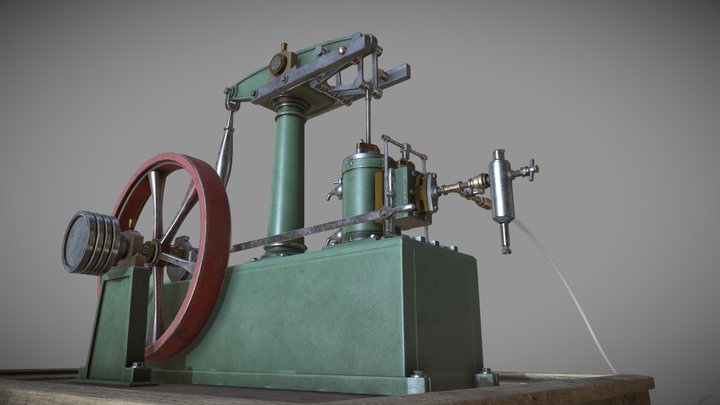 Beam Engine 3D Model