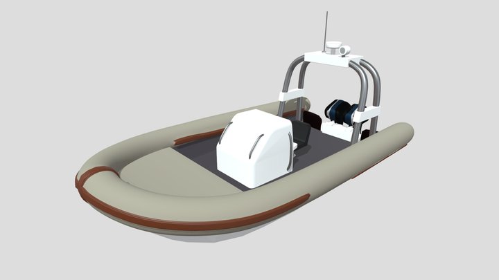 Flex Boat - Yacht Tender 3D Model