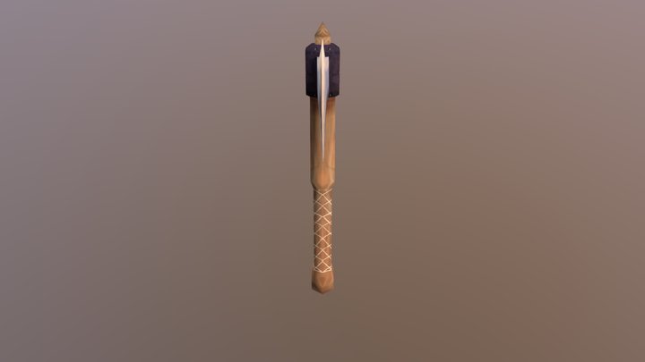 completed axe 3D Model