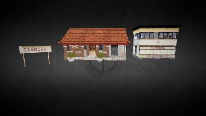 Samburu Railway Station- Kenya 3D Model
