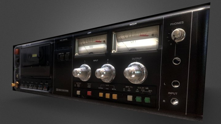 Cassette Player- Tape 3D Model