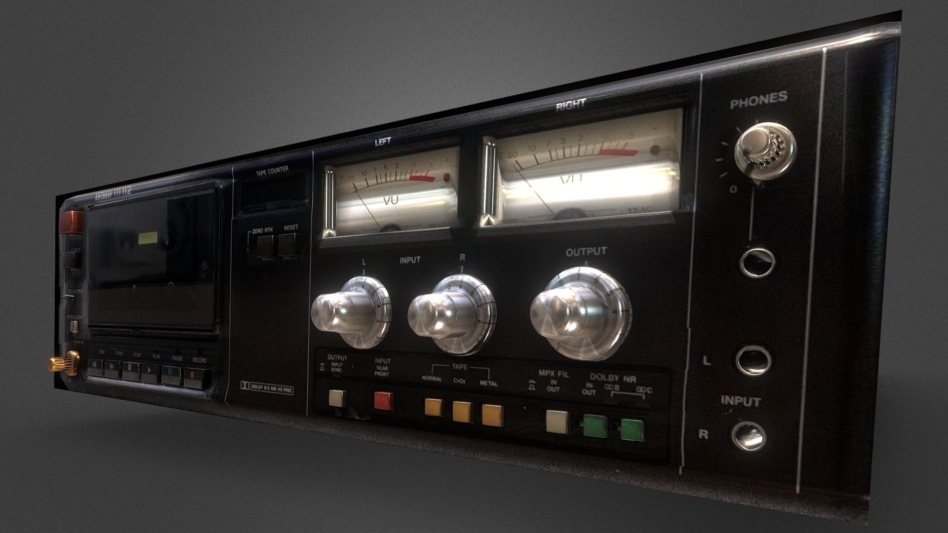 Cassette Player- Tape - 3d Model By Anubhav Upadhyay (@anubhavupadhyay 