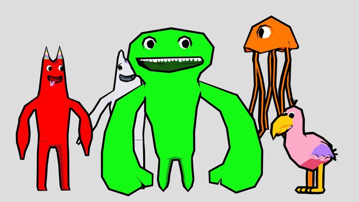 Garten of Banban (Lowpoly) 3D Model