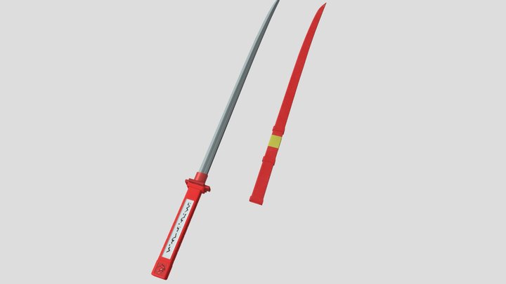 Katana Akame 3D Model
