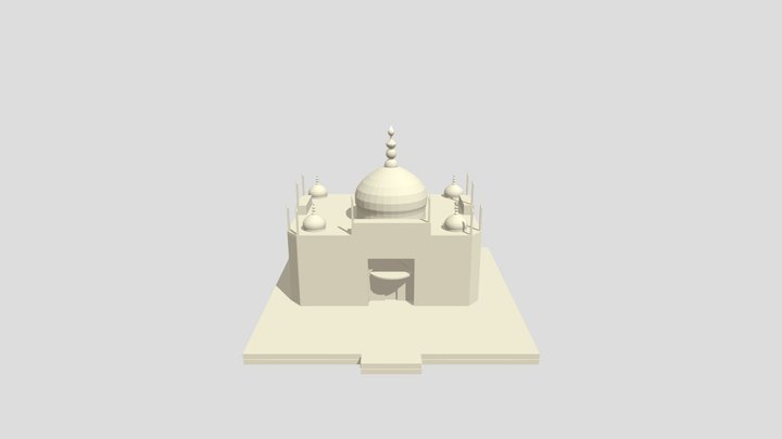 Taj Mahal 3D Model
