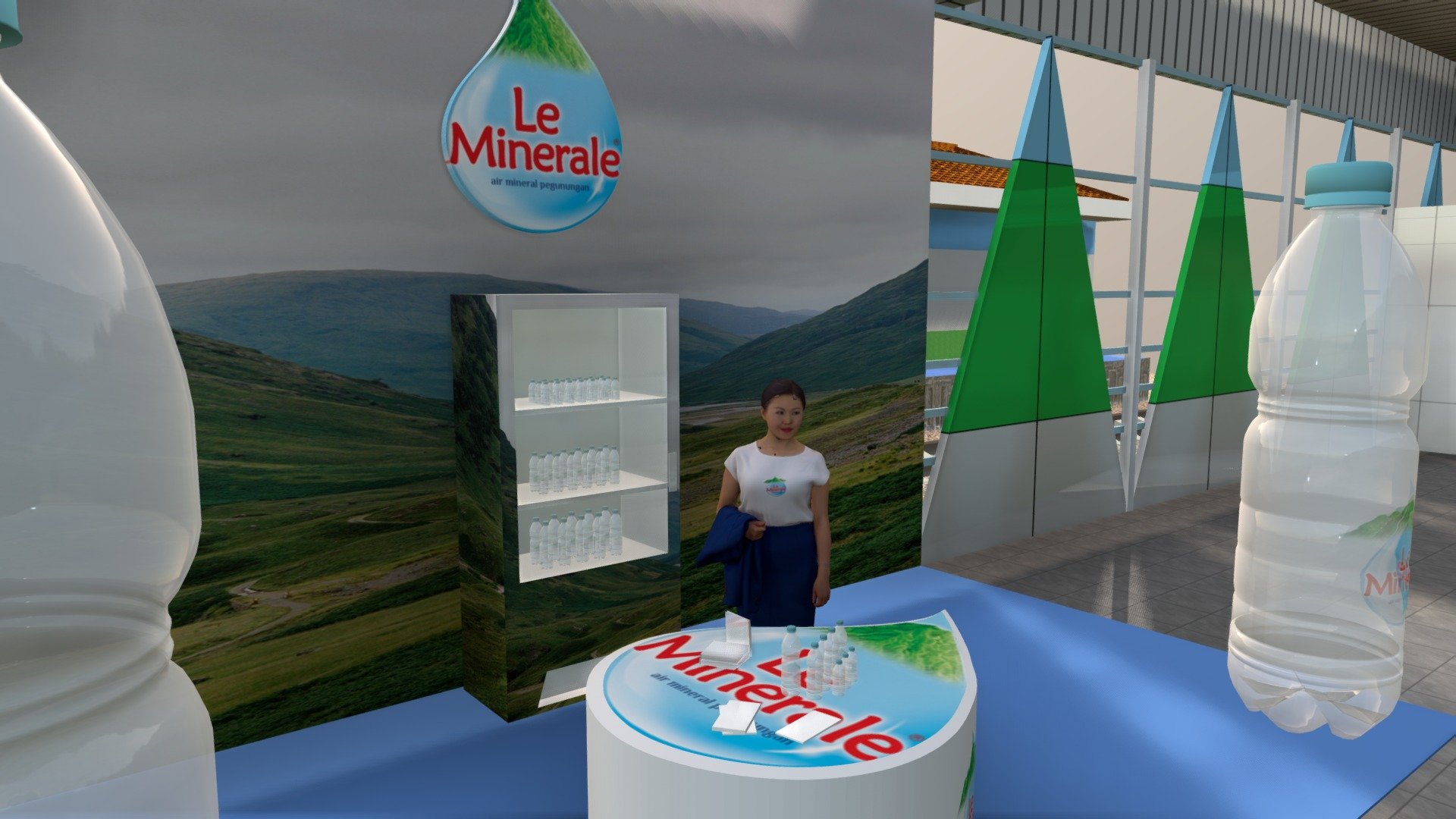 Stasiun Le Minerale Univ. Pancasila