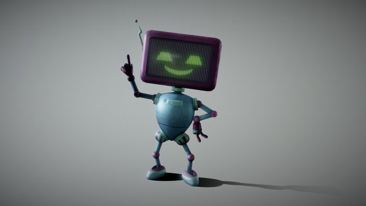 Bezel the Robot 3D Model