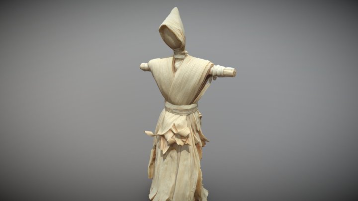 Salem Witch Doll / Straw Doll 3D Model