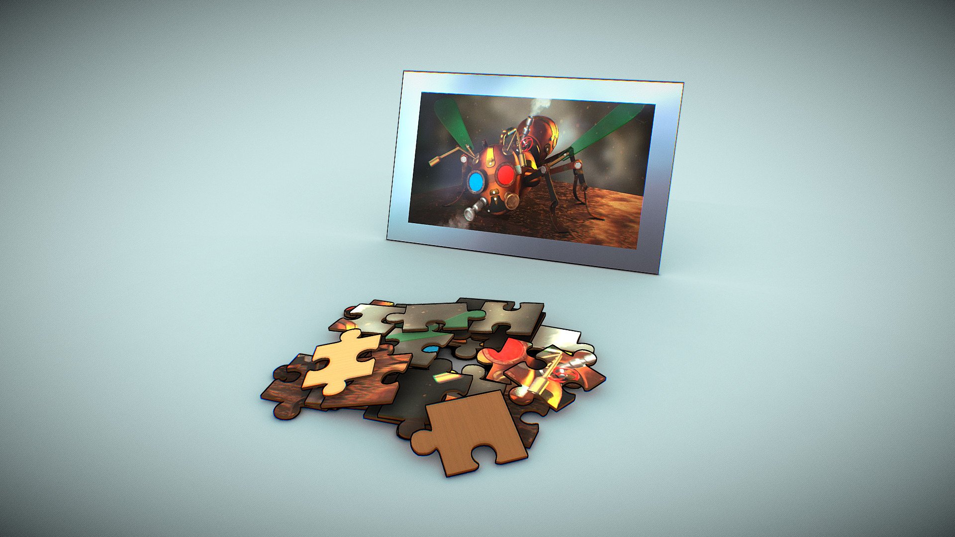 Puzzle - 3D model by Glub (@GlubGraphics) [88a0e52] - Sketchfab