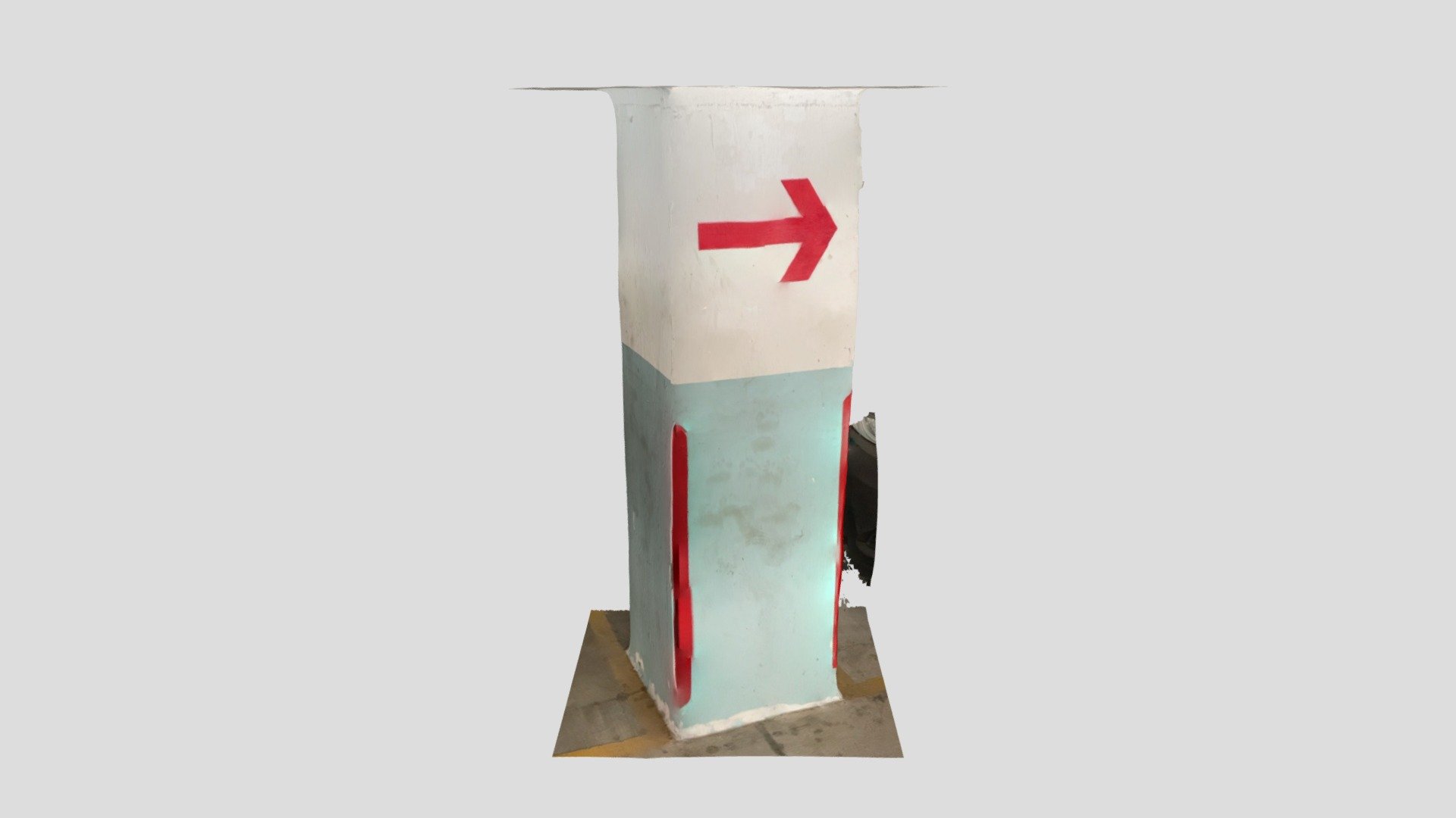 Pillar at carpark