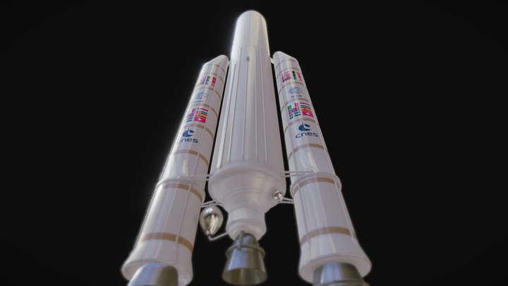 Ariane 5 model 3D Model