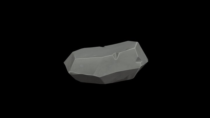JasonDay_Rock_LOD_0 3D Model