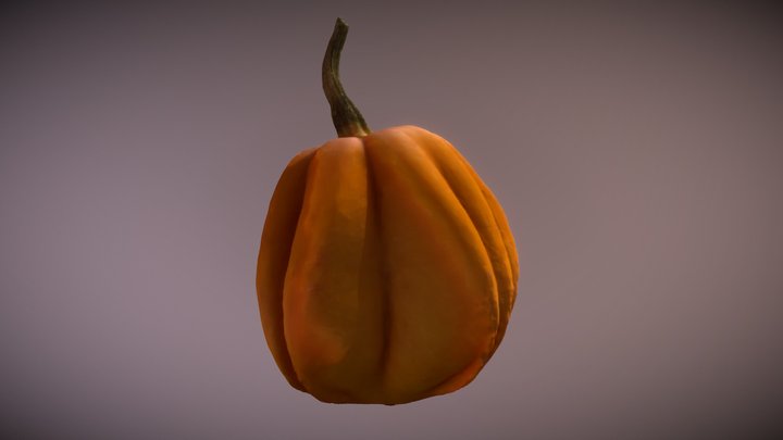 3d Scanned Pumpkin 3D Model