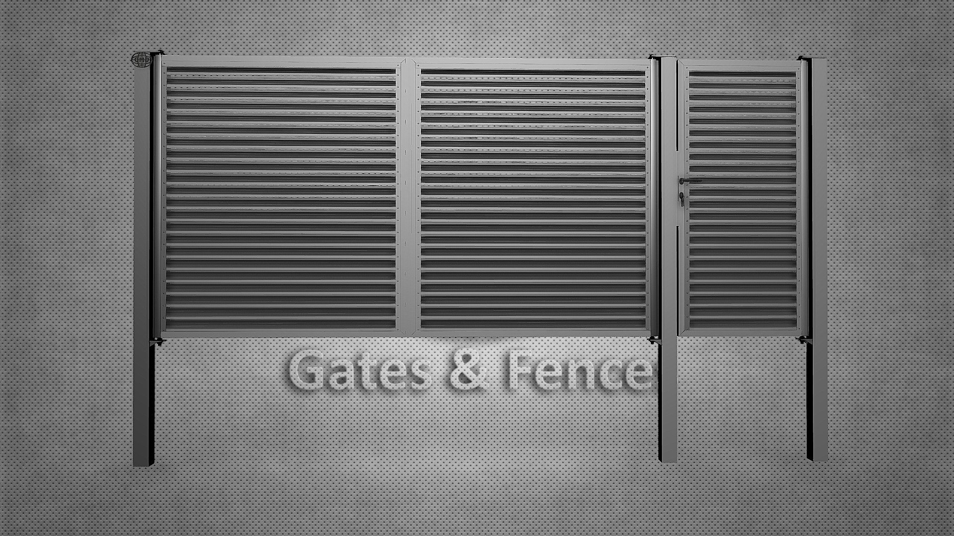 Shutter Gate with Door (USA) — Sketchfab embed 3D viewer