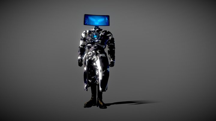 Pc man ( 20 follower special ) 3D Model